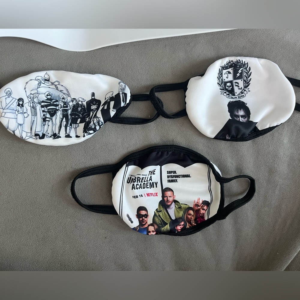 3 Pack Umbrella Academy Masks